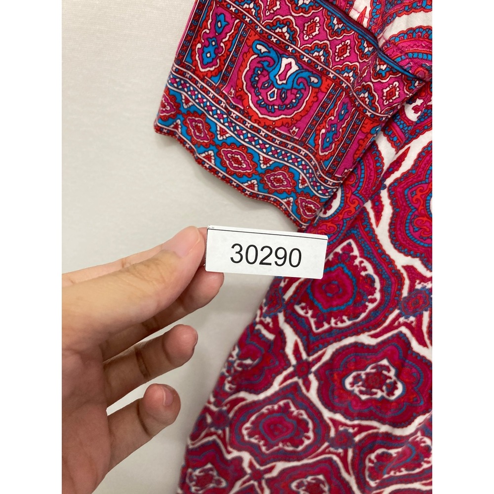 Coolibar Sun Protection Dress Large Pink Medallion Print UPF 50+ Stretch Outdoor - Picture 8 of 8